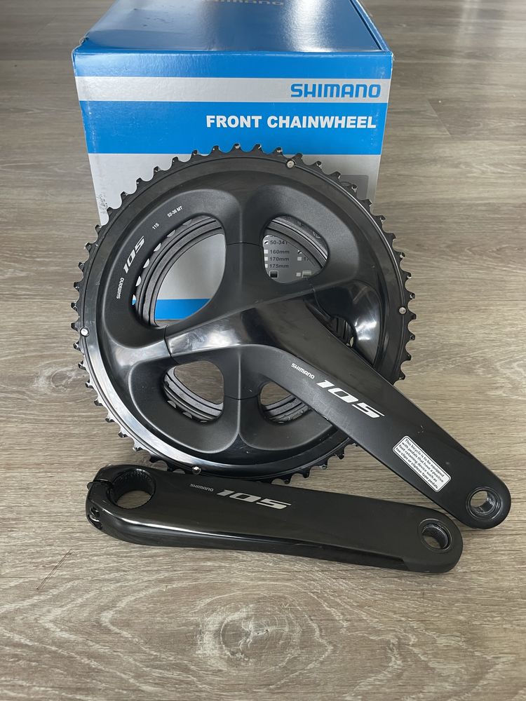 Mechanizm korbowy Shimano 105 FC-R7000, 175mm, 52-36 MT