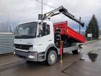 Mercedes-Benz ATEGO 1623 NOWY KIPER HDS Funkcje 5 i 6  HIAB 85 Funkcje Chwytak Rotator Żuraw Dźwig Wywrotka 4,55m. 3str.