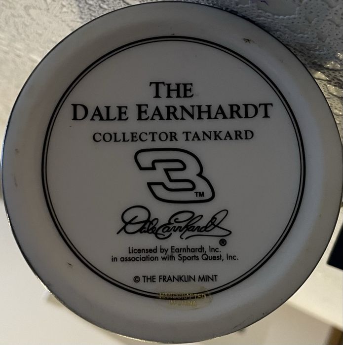 Kufel Kolekcjonerski Franklin Mint „The Dale Earnhardt” z pokrywą i c.