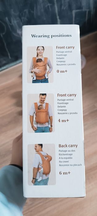 Nosidełko ergonomiczne szare