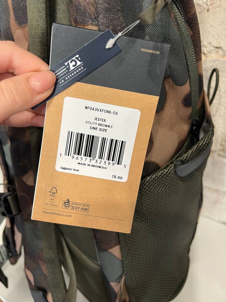 Рюкзак The North Face jester новий оригінал мілітарі