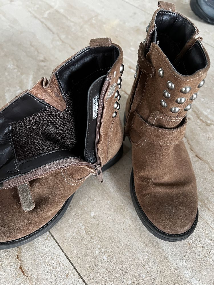 GEOX buty, rozm. 29, dziewczęce buciki, zamsz