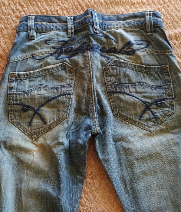 2 pares de calças ganga homem