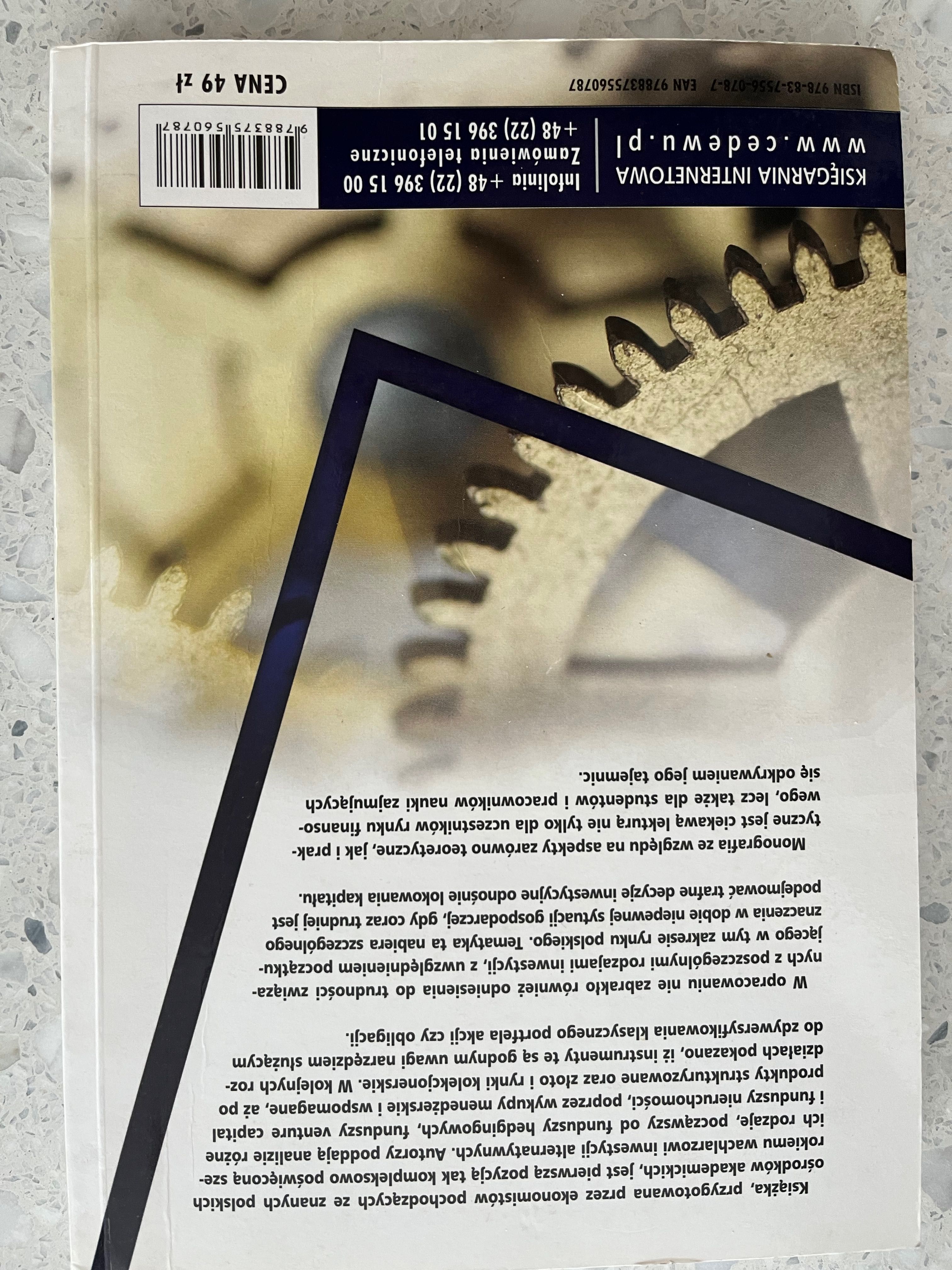 Książka Inwestycje alternatywne  
Izabela Pruchnicka-Grabias