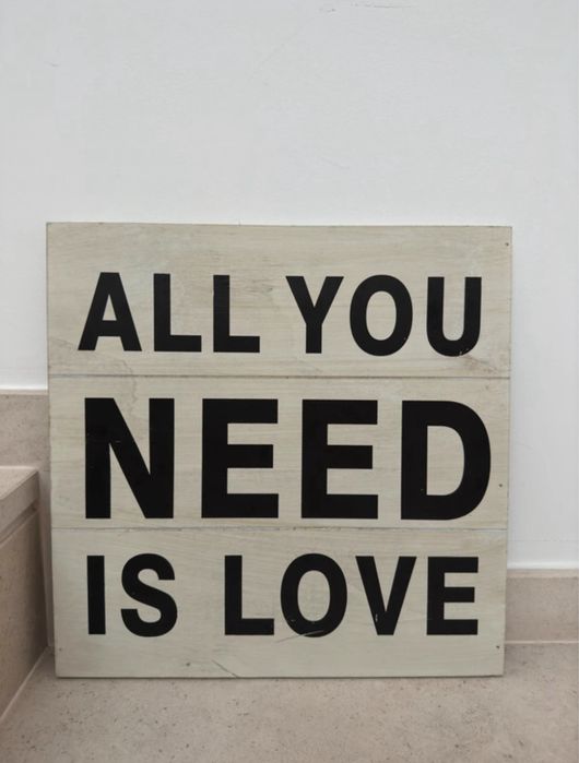 Quadro / placa com frase