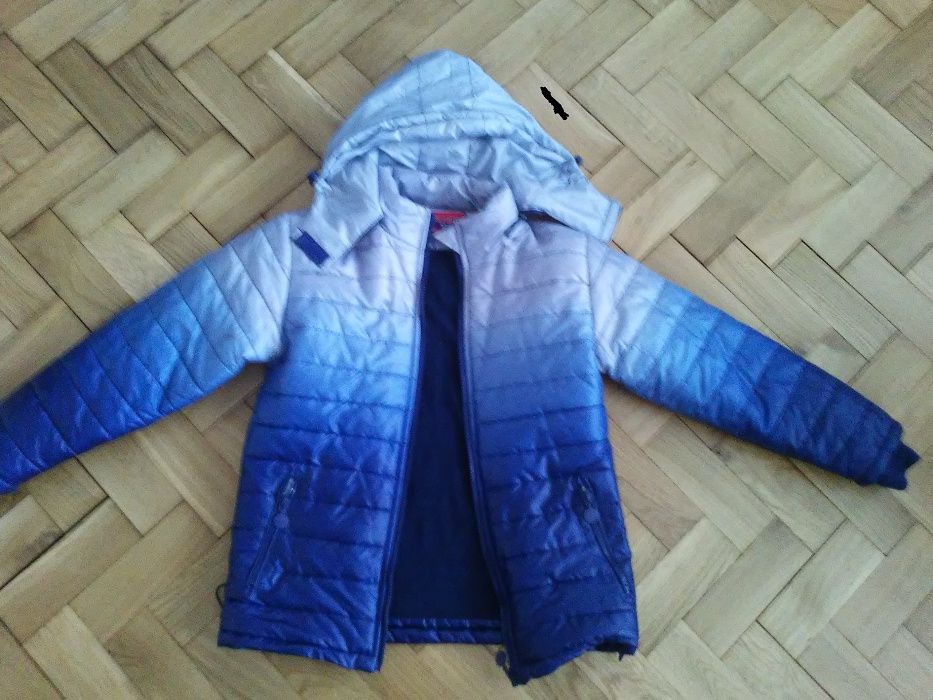 kurtka pikowana- rozmiar orientacyjny 140-158cm jak NOWA