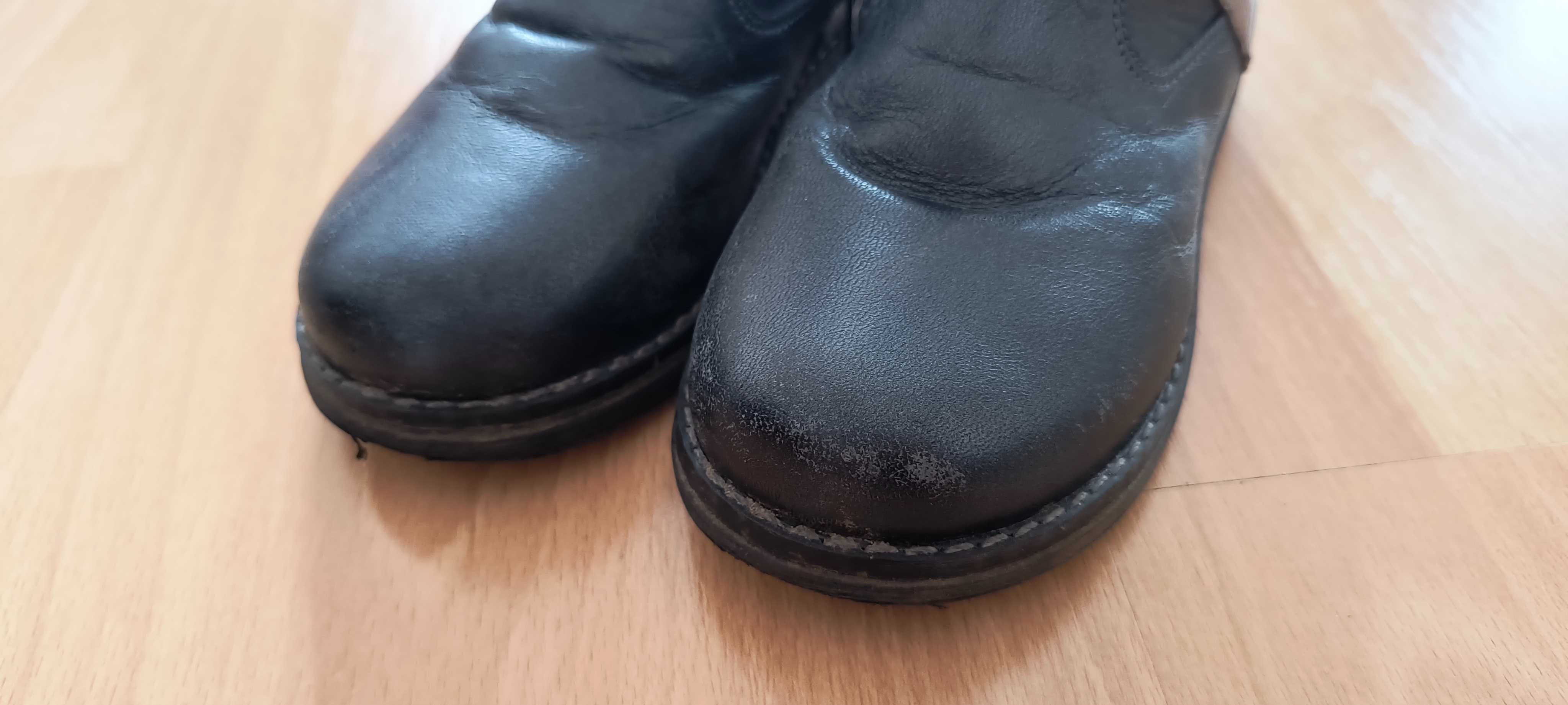 Botki kozaki Lasocki 27 skóra eleganckie