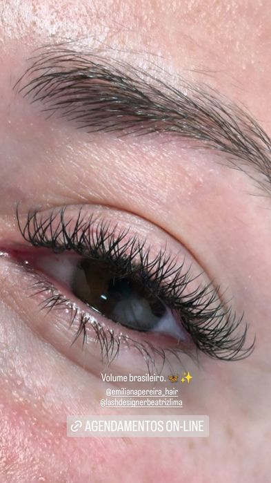 Alongamento de pestanas