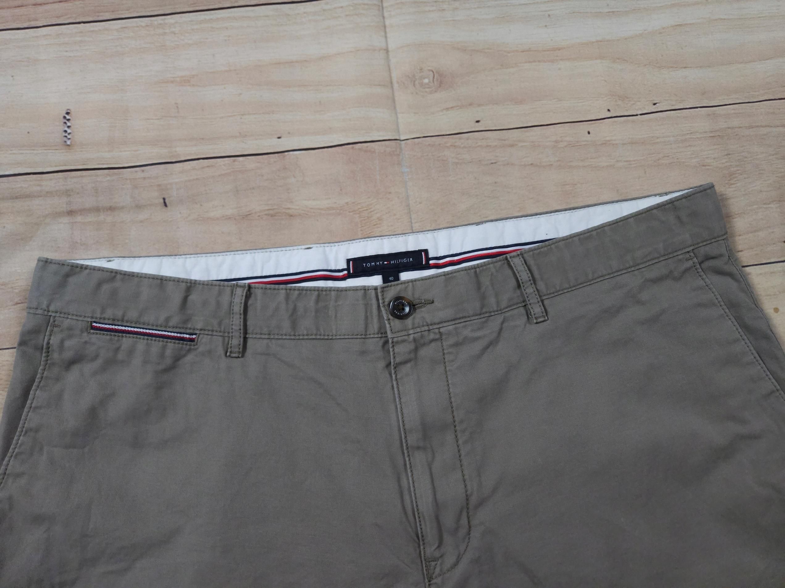 TOMMY HILFIGER Brooklyn Short Spodenki Chinos Męskie Logowane r. 40