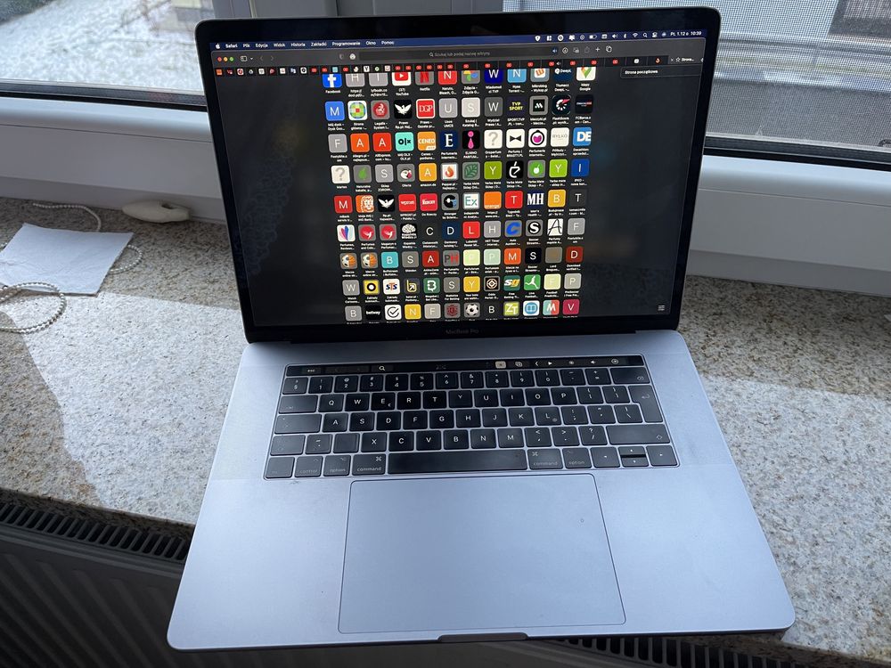 Macbook pro 15 cali 16gb ram, 512 gb, space grey, szary, apple