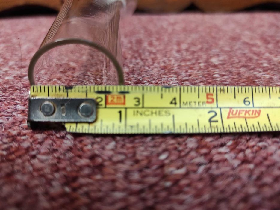 Klosz lampy naftowej 18 cm. Kominek Wiener do lampki