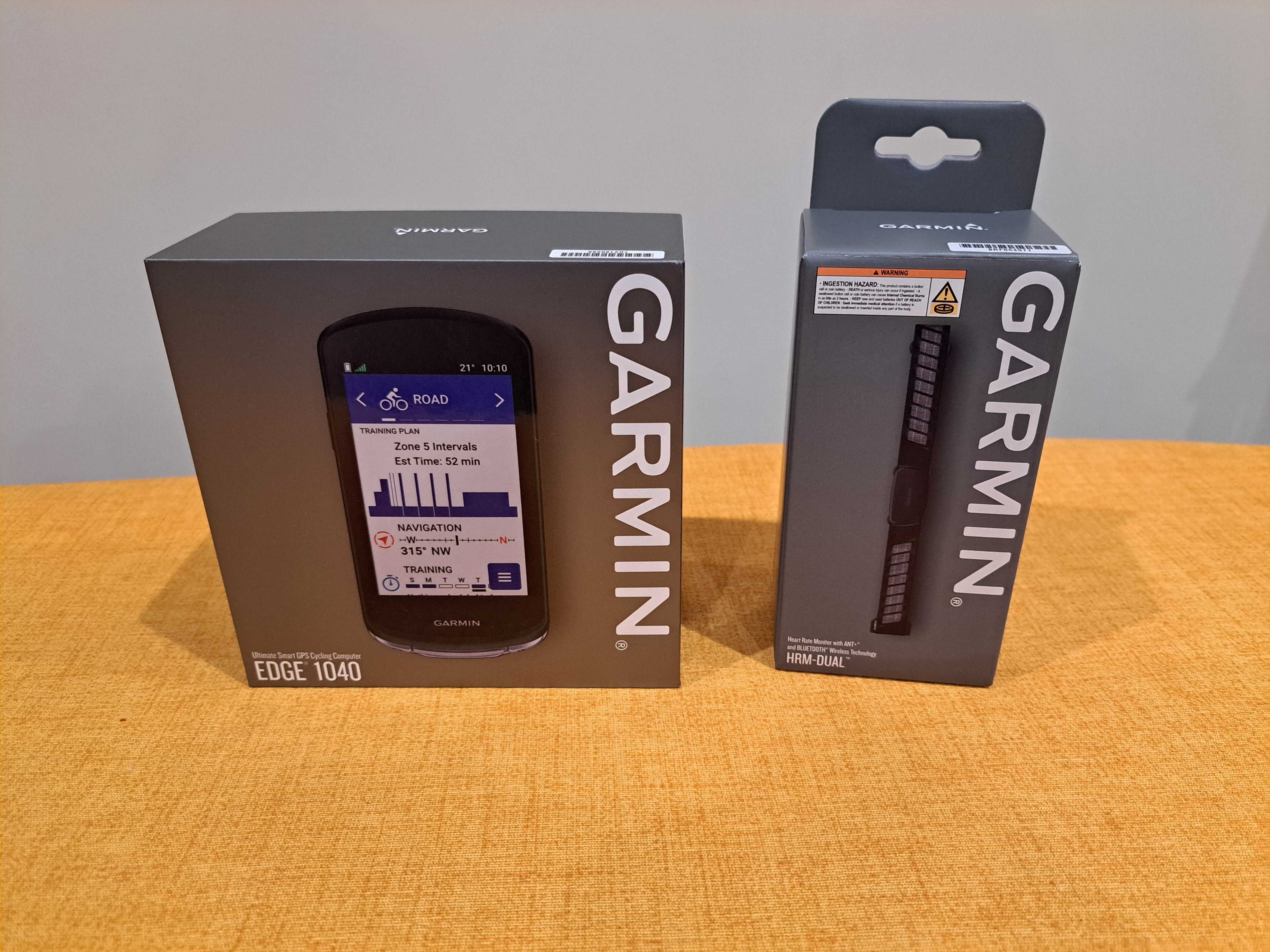 Garmin edge 1040 + banda cardiaca HMR