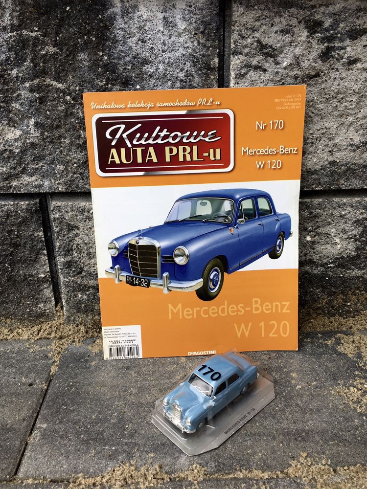 Czasopismo- MERCEDES BENZ W120-auta PRL,model,autka,kolekcja