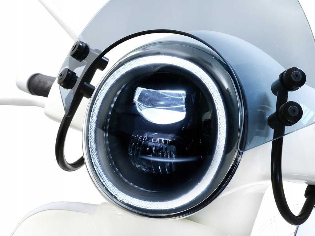 Przód Lampa Reflektor LED MotoNostra Vespa GTS Soczewki Oring Dymiona