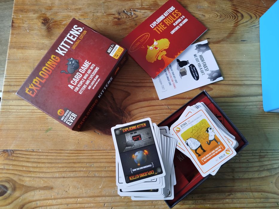 Gadające kotki exploding kittens jak nowe
