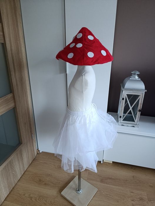 Strój karnawałowy MUCHOMOREK MUCHOMOR GRZYB  128/134 (224)