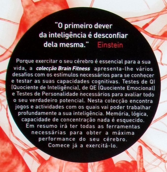 CD's de exercícios e testes de QI Brain fitness da Mind Solutions