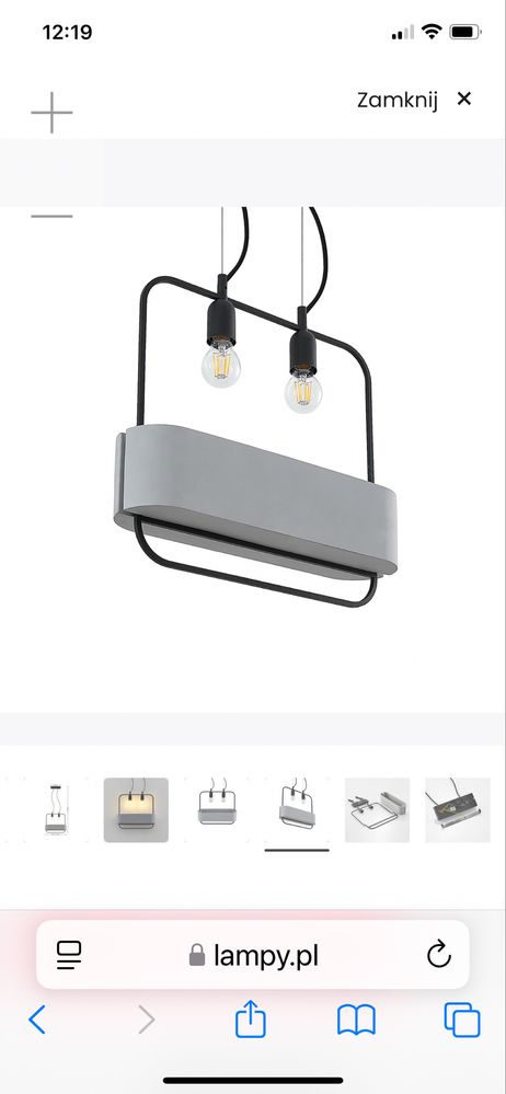 Lampa wisząca nowoczesna