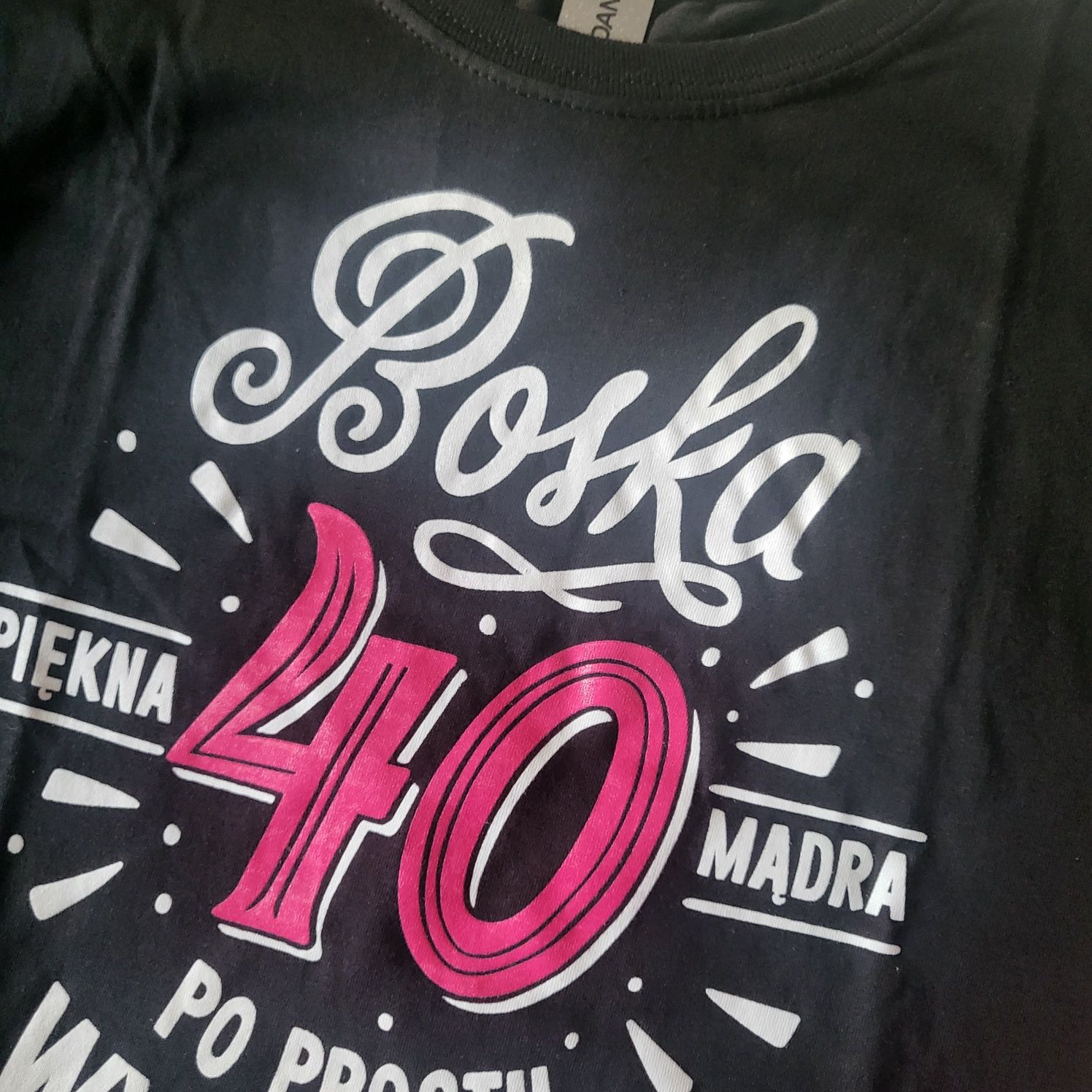 Na prezent! Nowy t-shirt na 40- stkę