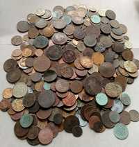 Монети копані різних періодів 500штук