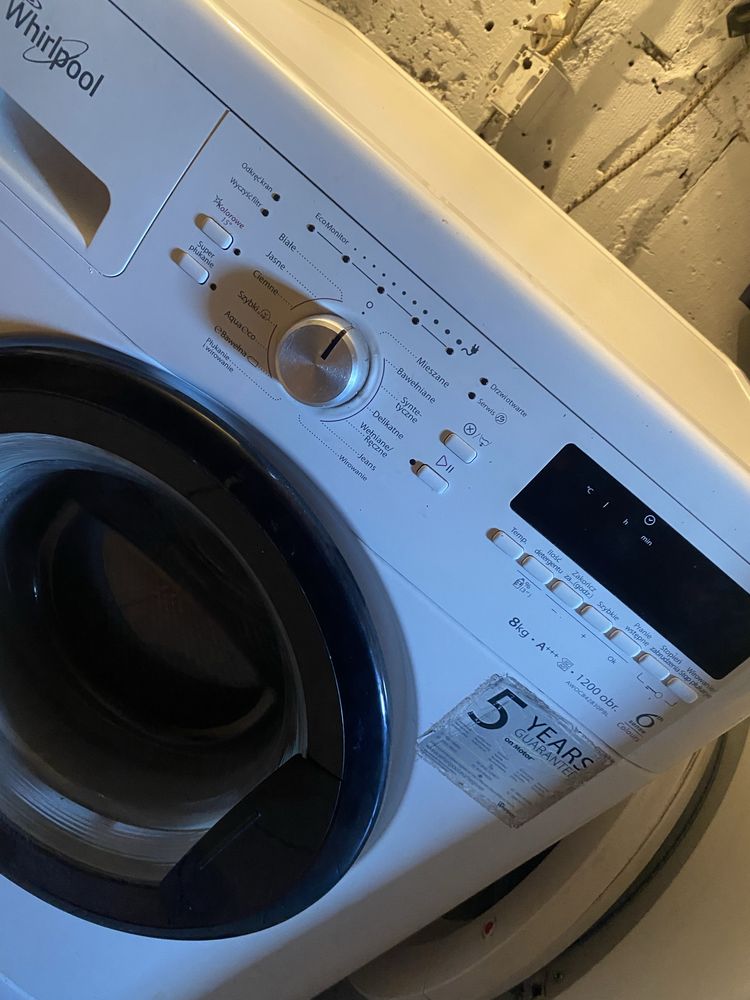 Pralka whirpool 8kg
