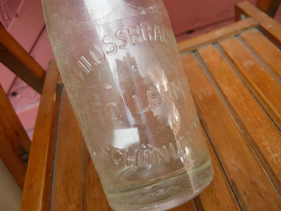 butelka butelki Trzcianka/Schonlanke, przedwojenna, II wojna światowa