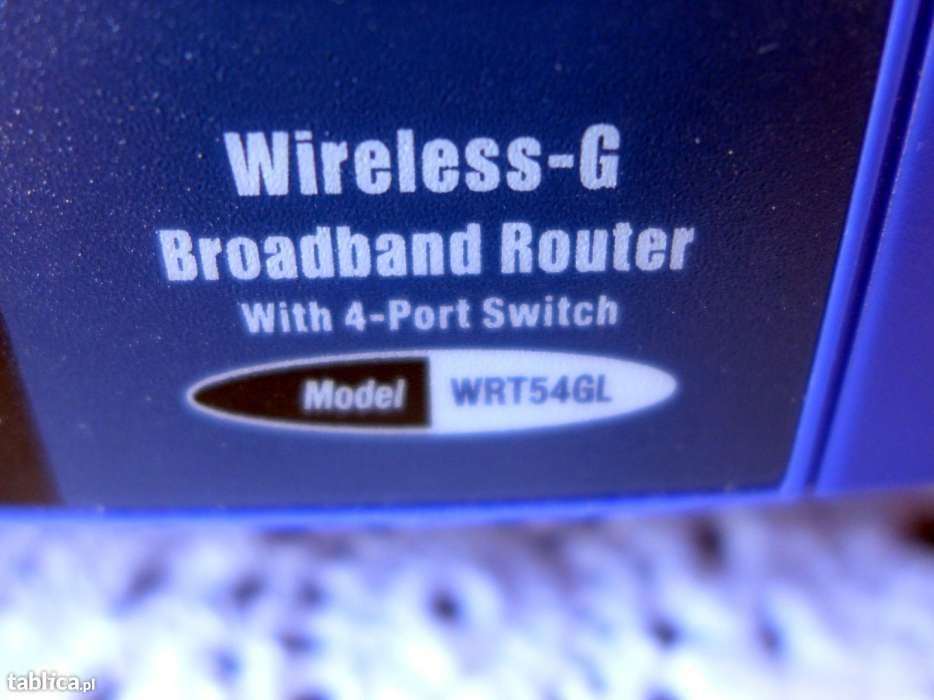 LINKSYS router ruter WRT54GL internet Warszawa