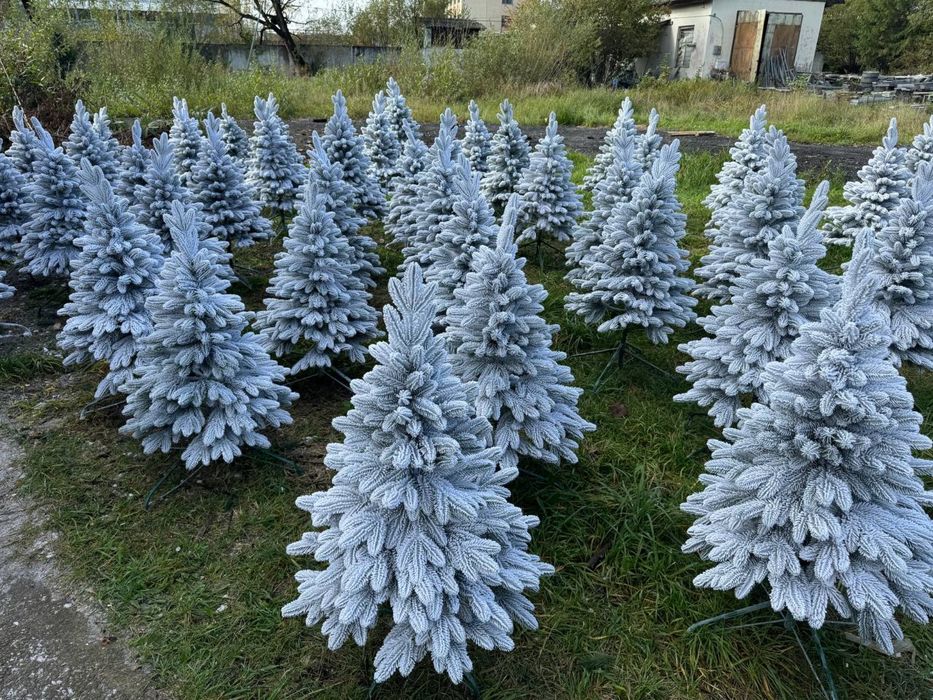 ВЛАСНЕ ВИРОБНИЦТВО Штучні ялинки,Лита ель, Елка оптовий склад Дроп/Опт