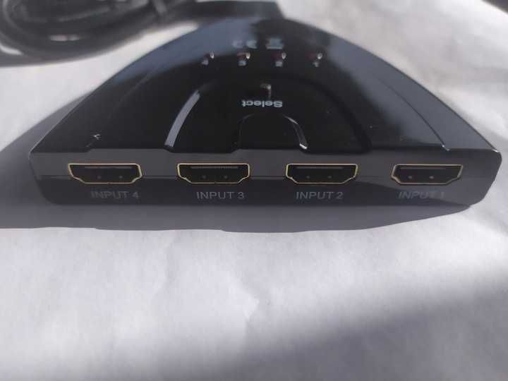 Rozdzielacz HDMI 4x1 Switch 4 Porty Rozgałęźnik