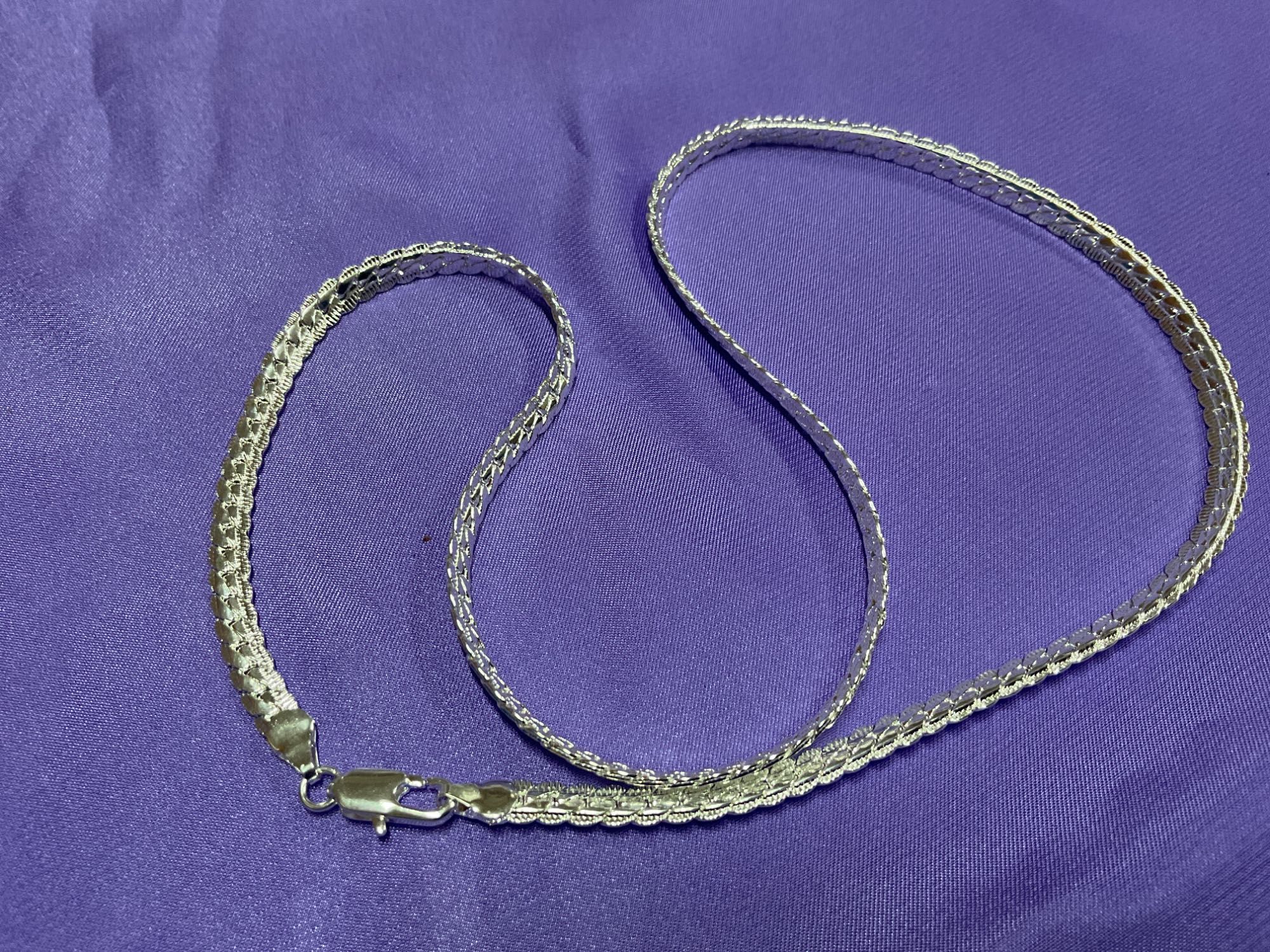 Colar prata 925 com 54 cm