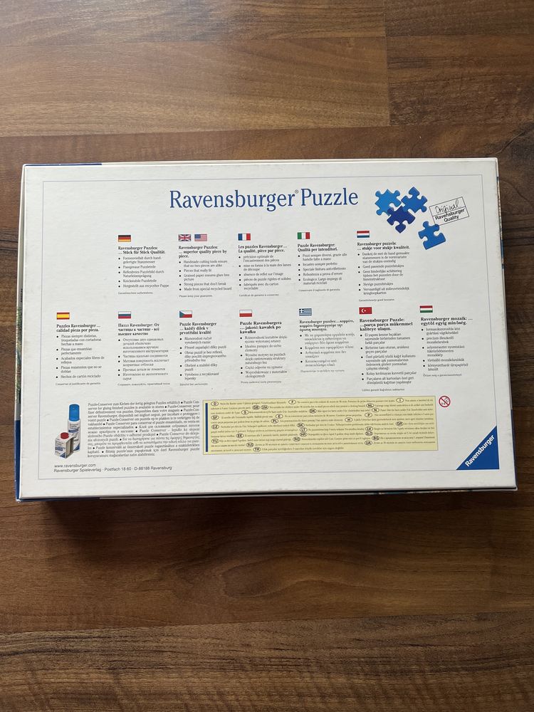 Puzzle Ravensburger 2000 Mapa Świata