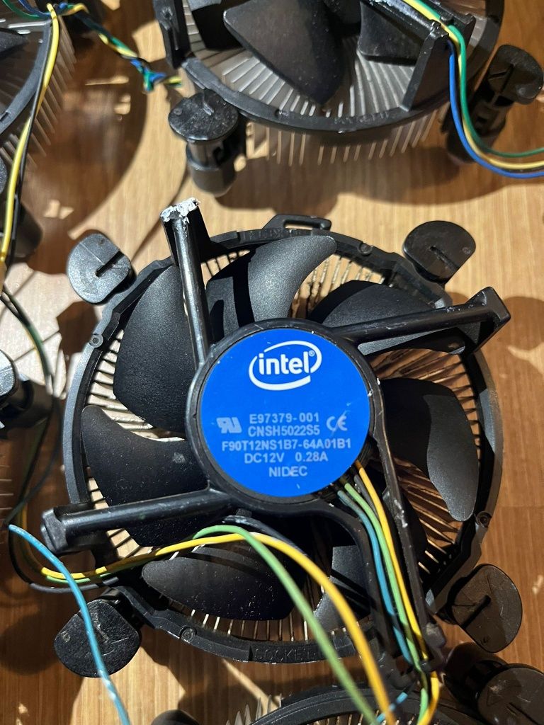 Lote de Coolers Intel e AMD