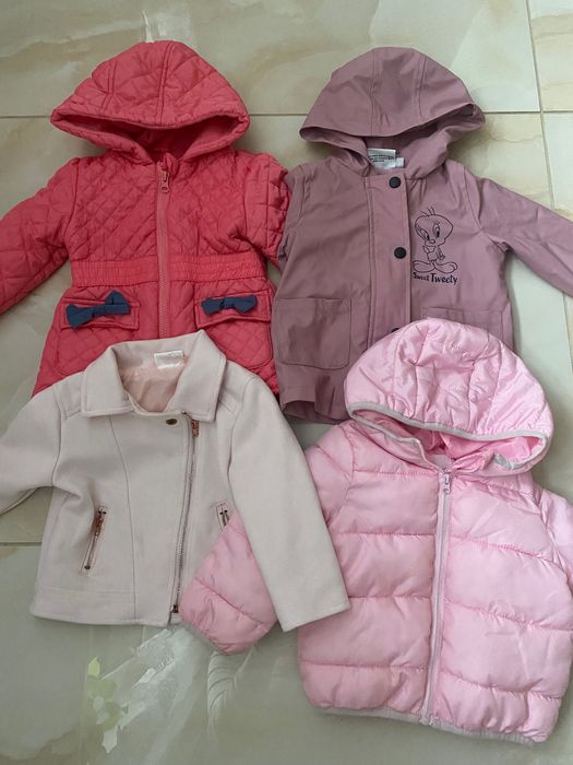 Zestaw 4 kurtek przejściowych dziewczęcych