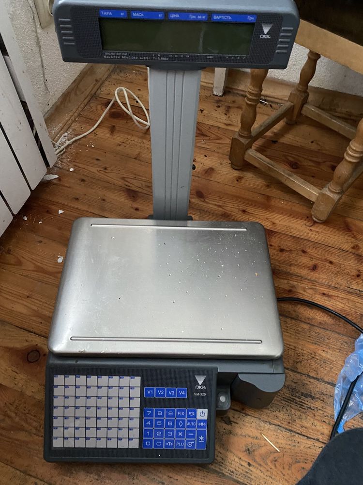 Digi SM-320 ваги з печаткою етикеток