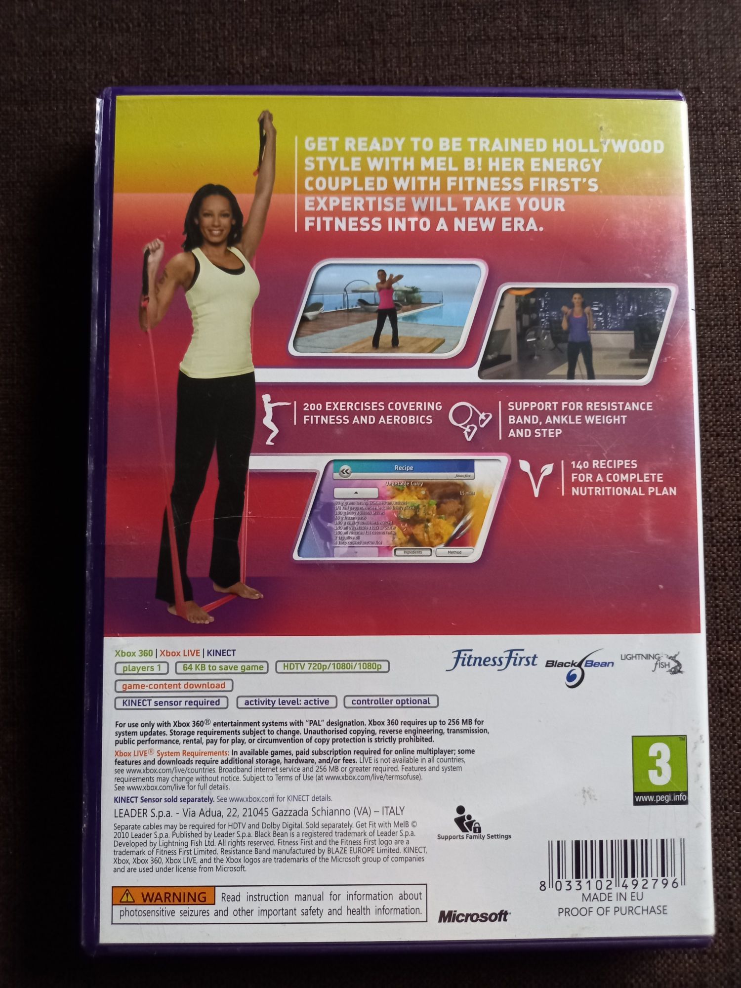 Gra Get Fit With Mel B na xbox 360 kinect