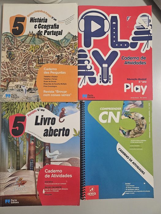 Cadernos de atividades 5⁰ ano