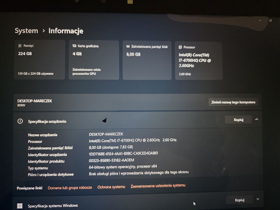 Sprzedam Laptop Gamingowy LENOVO™ ideapad Y700