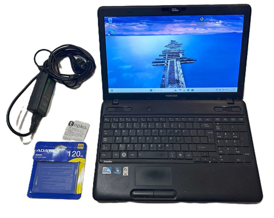 Laptop Toshiba C660 Intel I5 Ram 4gb Nowy Dysk Ssd Windows 11