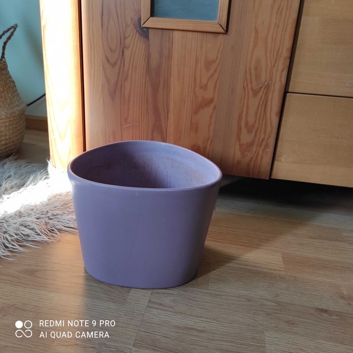 duża donica ozdobna ceramiczna fioletowa 2sz
