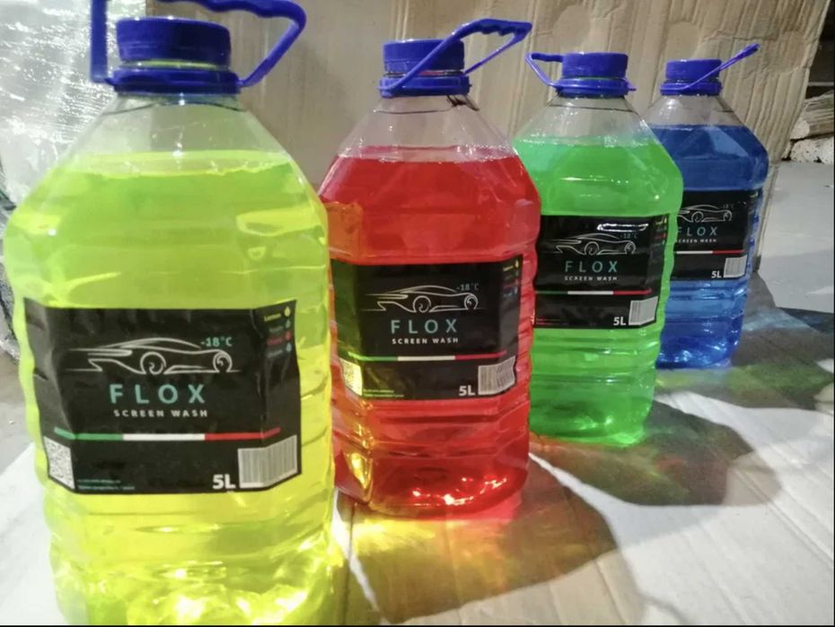 FLOX и PROTEX: Омывайка без запаха метанола!  (от пака - 4 шт)