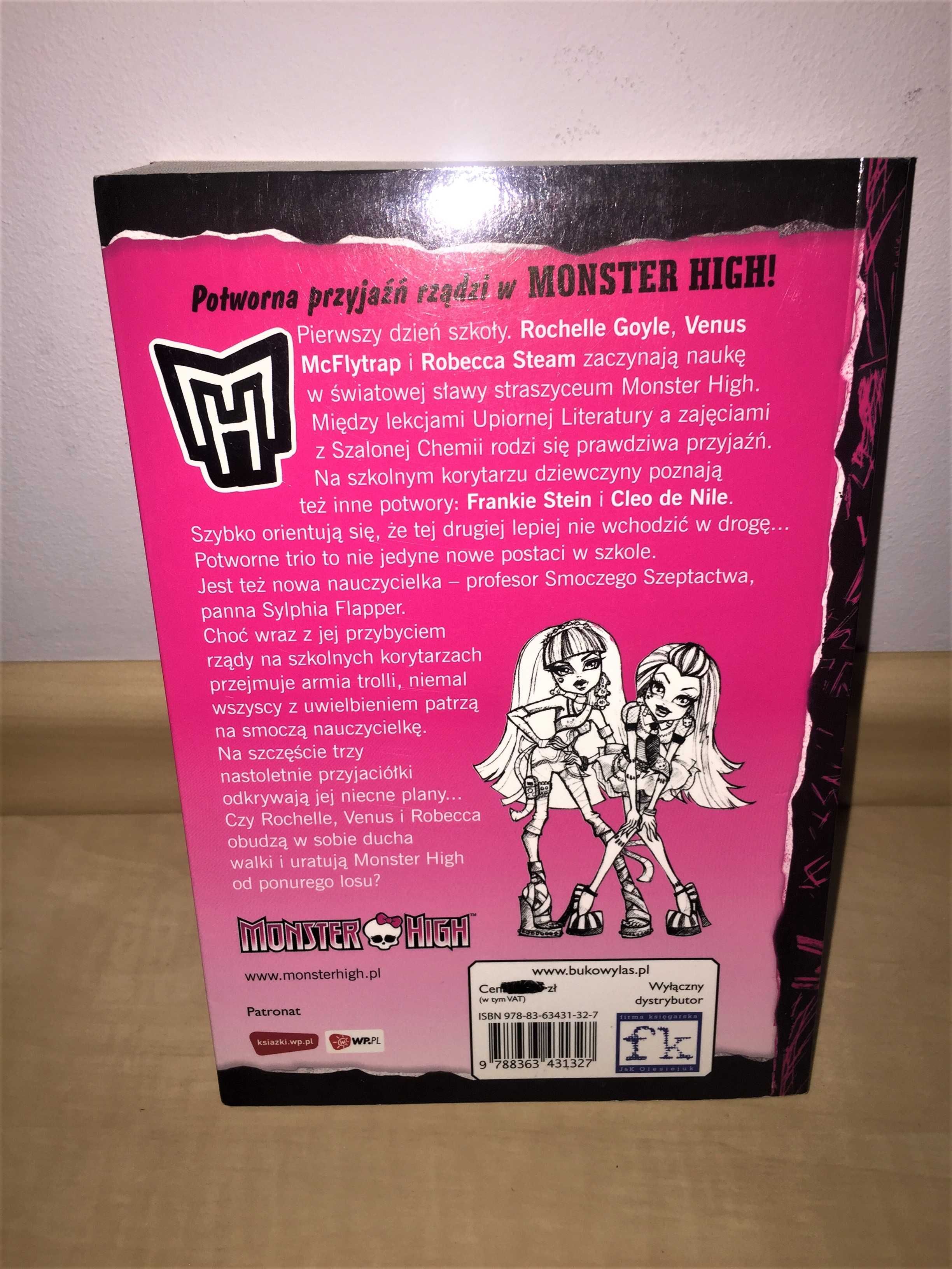 Monster High książka "Przyjaciółki na zabój" _ NOWA