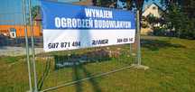 Ogrodzenia budowlane tymczasowe - wynajem