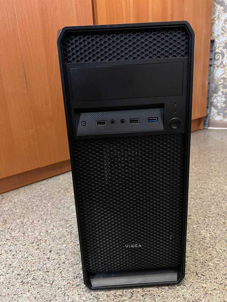 Корпус Vinga CS210B / MSI H110M PRO-D + Intel Pentium G4600