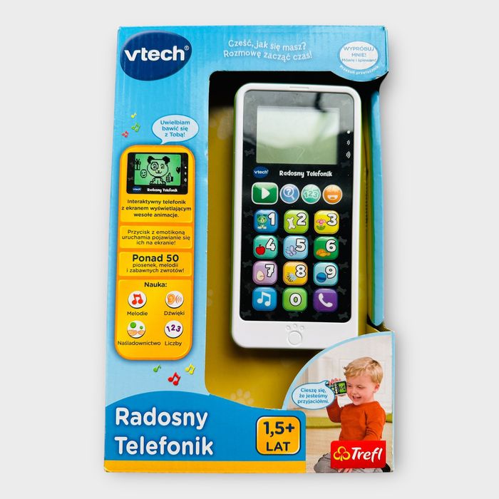 Zabawka edukacyjna telefon dla dziecka Vtech Radosny Telefonik