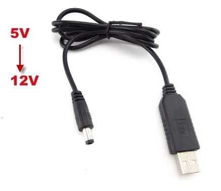 Кабель USB DC 5 на 12 вольт перетворювач для роутера