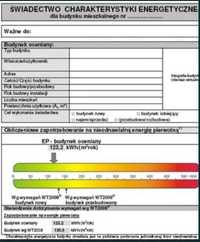 Świadectwo Charakterystyki Energetycznej Certyfikat Energetyczny Tanio