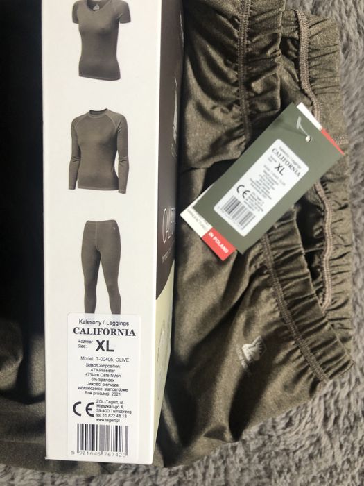 Bielizna termoaktywna kalesony California XL