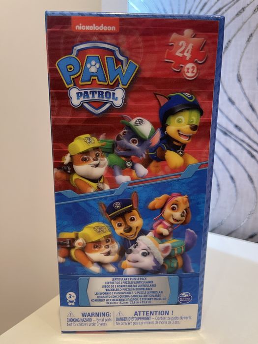 Пазли 2 в 1 Щенячий патруль з 3d ефектом