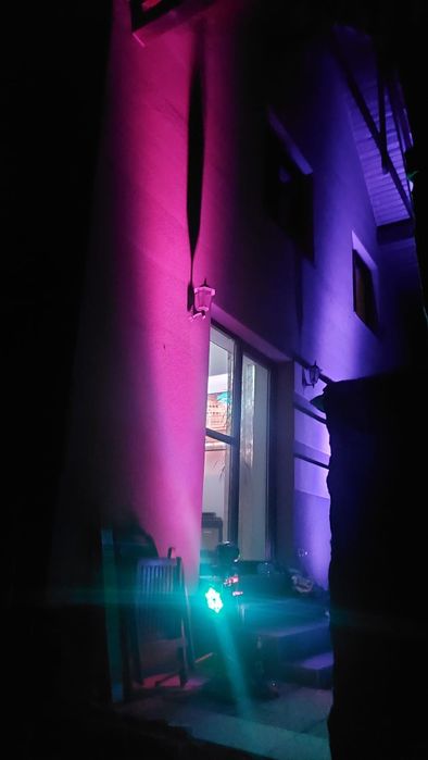 Światła, oświetlenie imprezowe, głośnik JBL, mikrofon, stacja zasil.