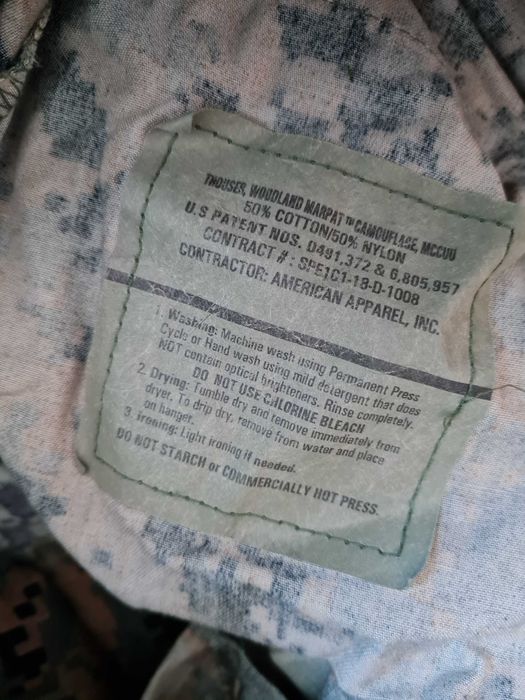 Para spodni AOR2 NWU Medium Regular + Marpat MCCUU Medium Short